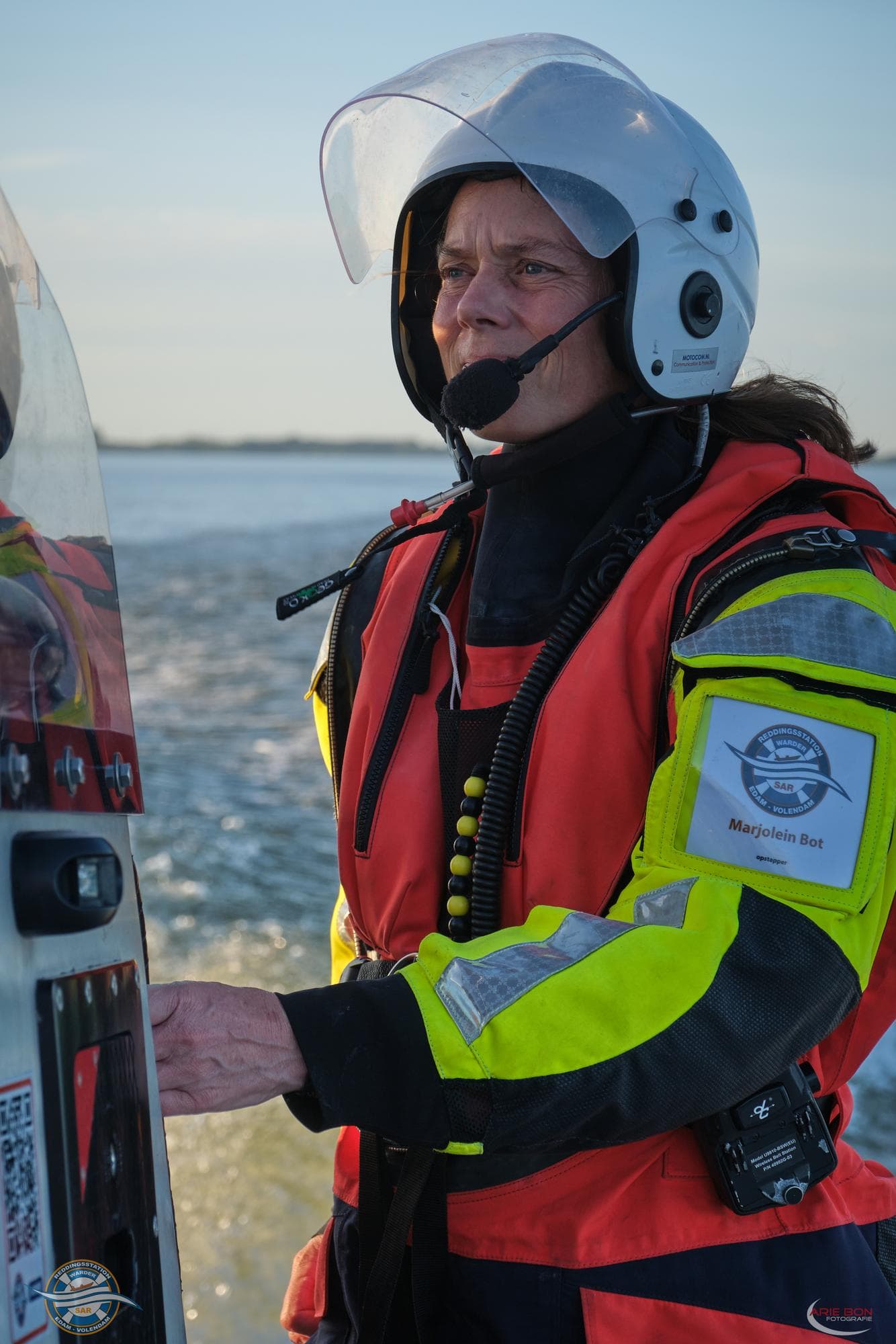 Reddingsstation actie op het water