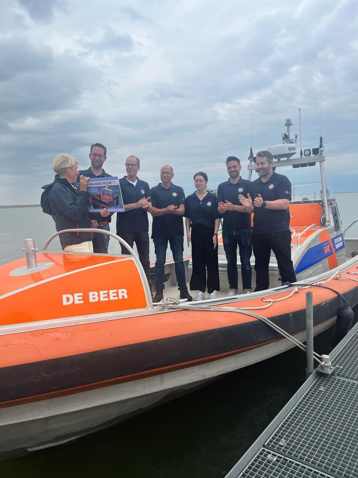 Oud-burgemeester Lieke Sievers steunt reddingstation met gulle donatie foto 1