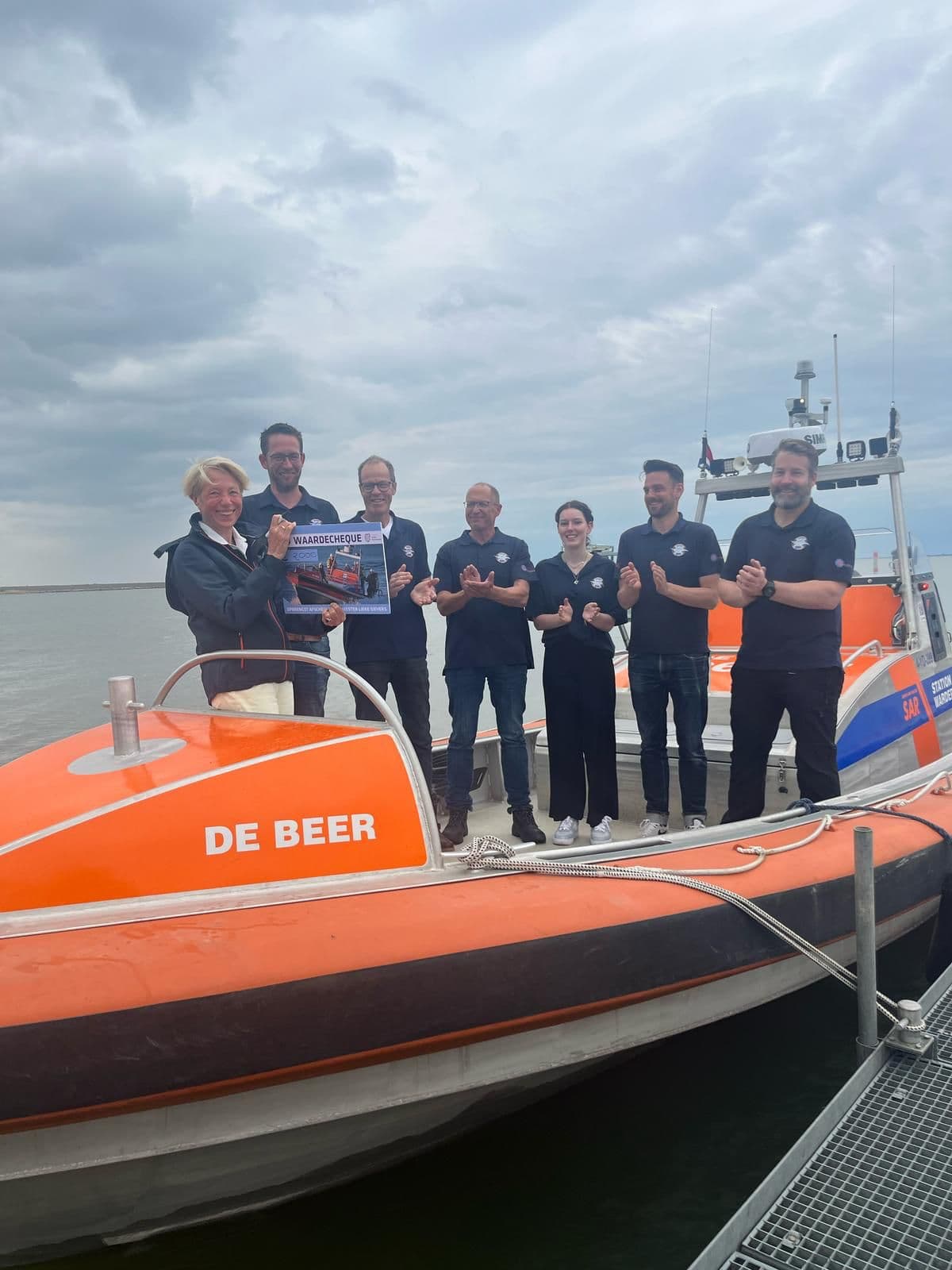 Oud-burgemeester Lieke Sievers steunt reddingstation met gulle donatie foto 2