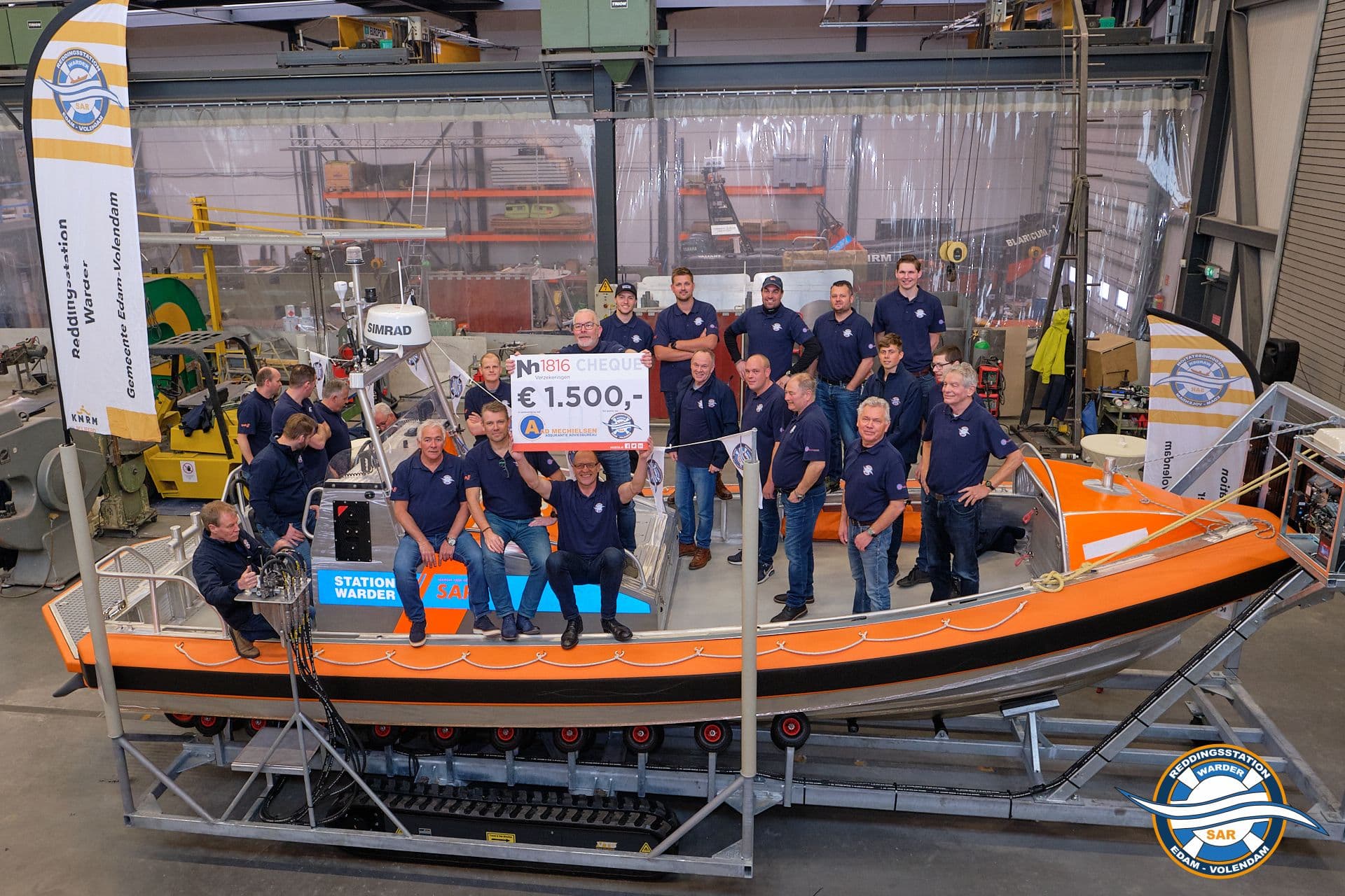 Nieuwe reddingboot gedoopt