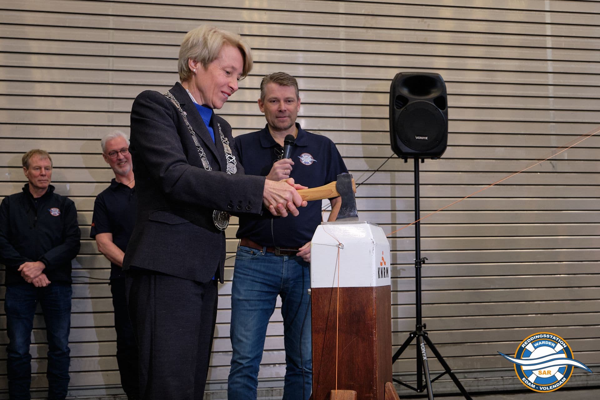 Nieuwe reddingboot gedoopt foto 11